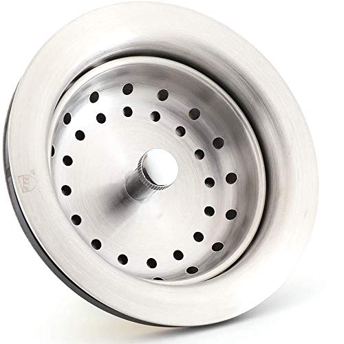 KONE 3-1/2 Inch Kitchen Sink Drain Assembly with Strainer Basket/Drain Stopper, All Stainless Steel Sink Drain Kit Durable and Rustproof - Image 3