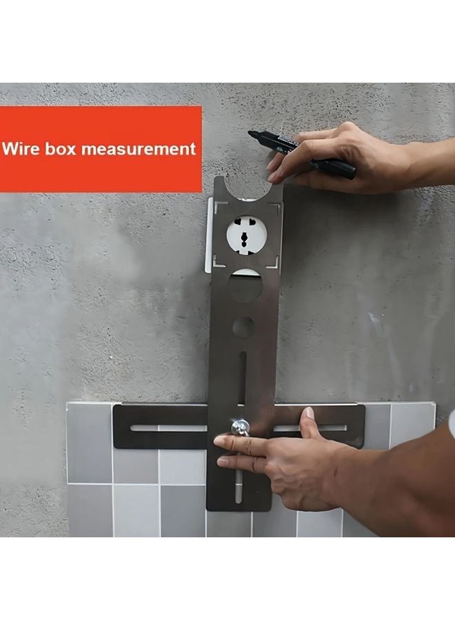 Stainless Steel Tile Drilling Guide Adjustable Multi Functional Hole Tool 1pc - Image 5