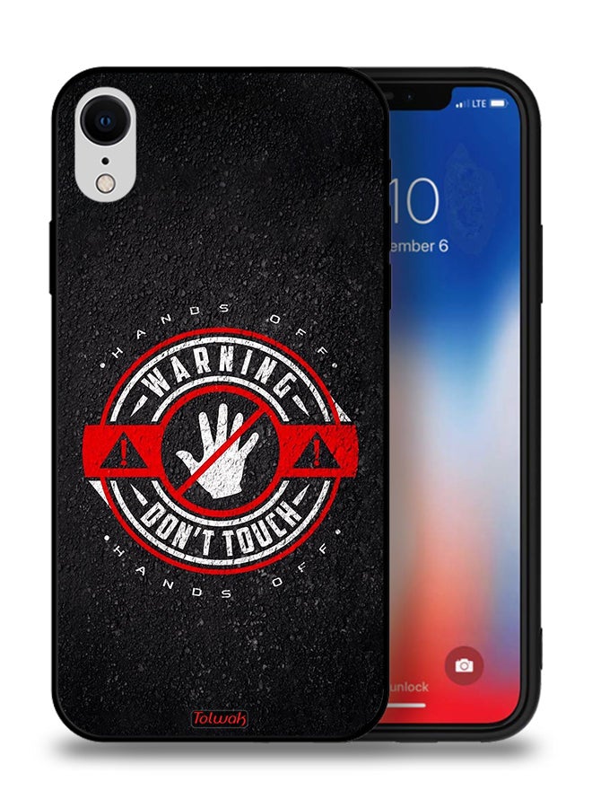 Tolwak Apple iPhone XR Protective Case Warning Do Not Touch - Image 1