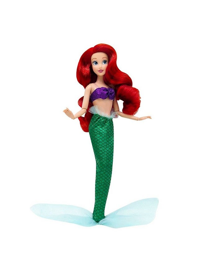 ديزني ستور دمية أميرة ديزني الكلاسيكية الرسمية من متجر ديزني (أريل من حورية البحر الصغيرة)، 11 بوصة، تتضمن فرشاة بتفاصيل مصبوبة، لعبة قابلة للتعديل بالكامل بزي كلاسيكي - ألعاب أميرات ديزني للبنات - Image 5