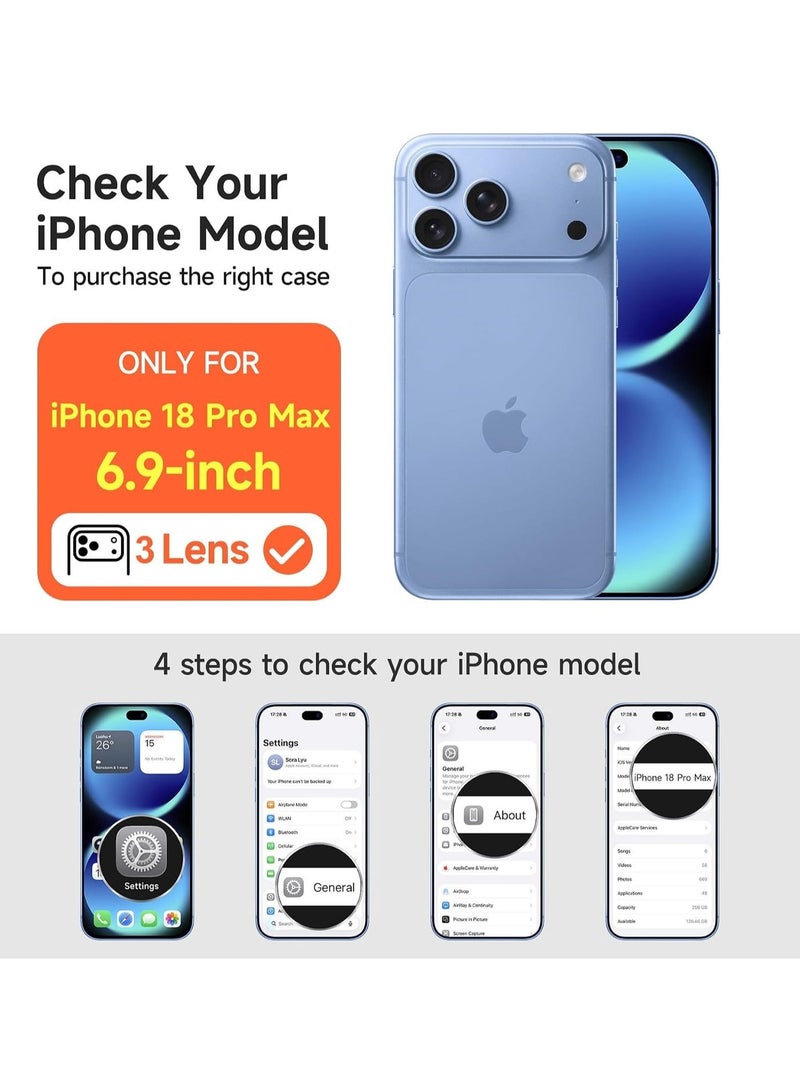أوتس باسف جراب لهاتف iPhone 18 Pro Max، بتصميم مفتوح من الخلف، وإطار من الألومنيوم، وحماية معززة للزوايا الأربع ضد الصدمات. - Image 2