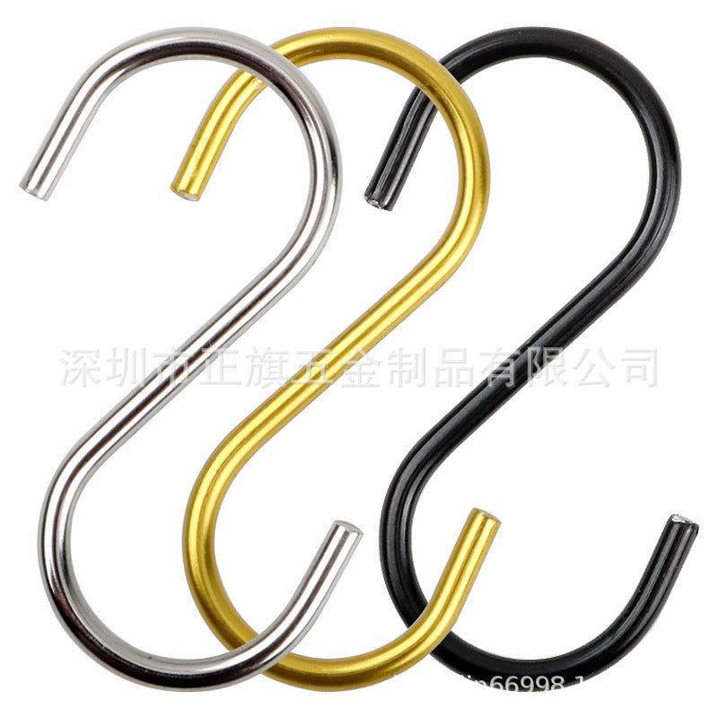 Conventional Car Cushion Seat Cover Metal S-Shaped Hook Small S-Hook Gold S-Hook Hook Spot - Image 3