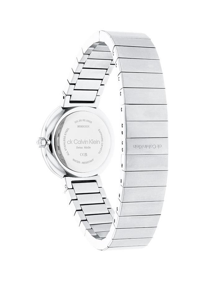 CALVIN KLEIN Women's Analog Round Stainless Steel Wrist Watch 25000041 - 28 mm  - Image 3