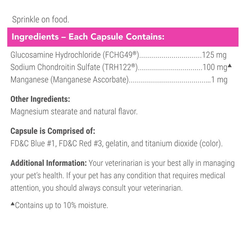 Nutramax Laboratories مكمل صحة المفاصل نوتراماكس كوزكوين للقطط، يحتوي على الجلوكوزامين للقطط، بالإضافة إلى الكوندرويتين، يدعم المفاصل الصحية، لجميع السلالات والأحجام، كبسولات قابلة للرش، 55 عد - Image 5