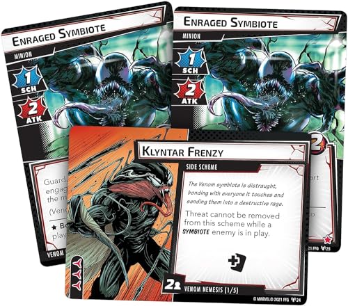 Fantasy Flight Games Marvel Champions The Card Game Venom HERO PACK - Superhero Strategy Game, Cooperative Game for Kids and Adults, Ages 14+, 1-4 Players, 45-90 Minute Playtime, Made by Fantasy Flight Games - Image 4