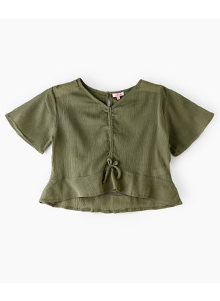 Trendy Tween Style: Girls Crepe Blouse Chic Comfort & Effortless Look - pzsku/ZB09C679296ACB8EB1D4DZ/45/1746222069/456ea983-f9ff-4a43-a2c0-1d59154cde86