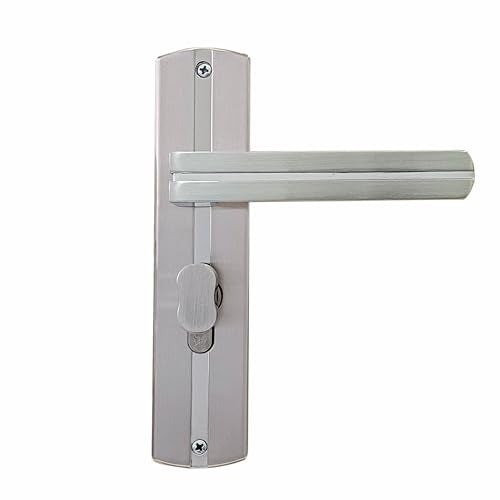 Yale Mortise Door Lock and Complete Handle Set with 3 Keys (Finish- Satin Steel) - Image 1