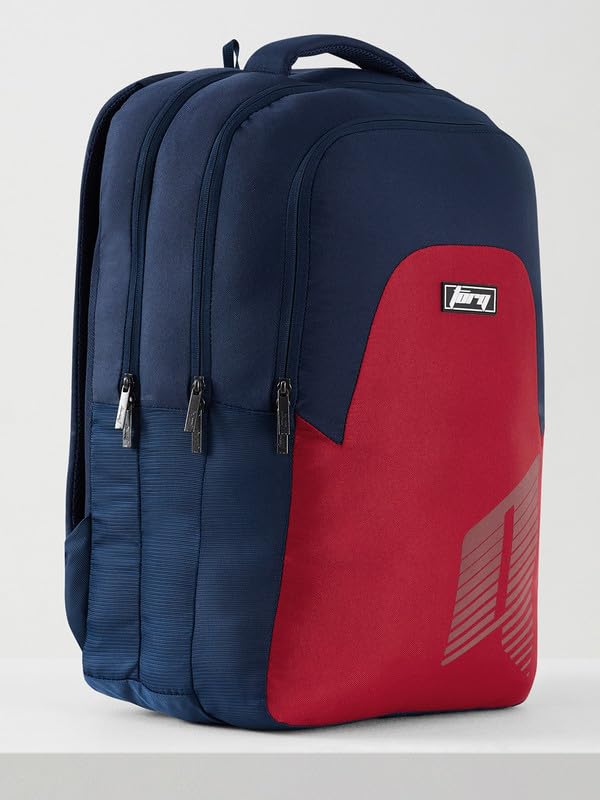 Torq Polyester Backpack for Men & Women | School Backpack | College Backpack | Casual Backpack | 40L Posidn_Blue - Image 3