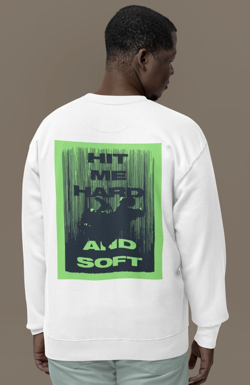 Fuddy Moda Billie Eilish Back Printed Hoodless Sweatshirt, Oversize New Album Printed Sweat - Image 4