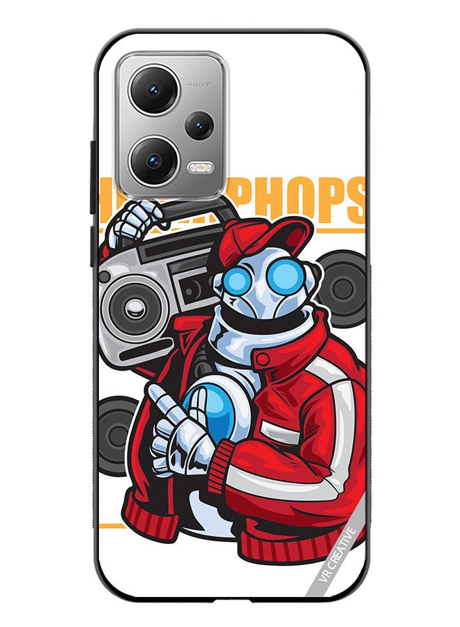 VR CREATIVE Protective Case Cover For Xiaomi Redmi Note 12 Robot Dancer Design Multicolour - Image 1