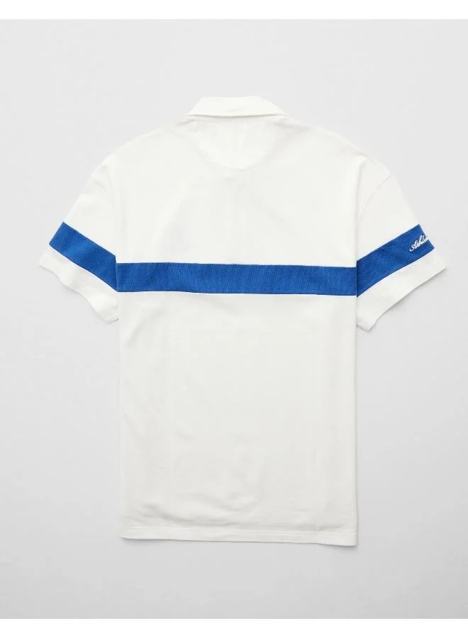 American Eagle AE Logo Rugby Polo Shirt
