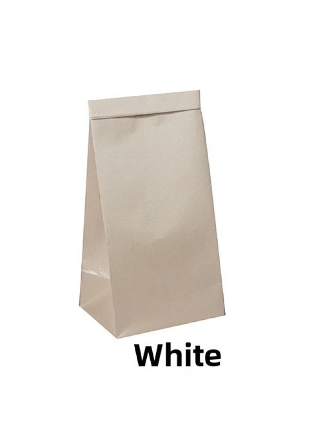 كيس ختم الشاي العالمي، سلك ورقي بيرليسسينت، جيب ذاتي الغلق، شاي Pu-erh، كيس تغليف الشاي الأبيض مع ورق القصدير-اللون: أبيض-المواصفات: كيس رقم 1 (10 قطع)  - Image 1