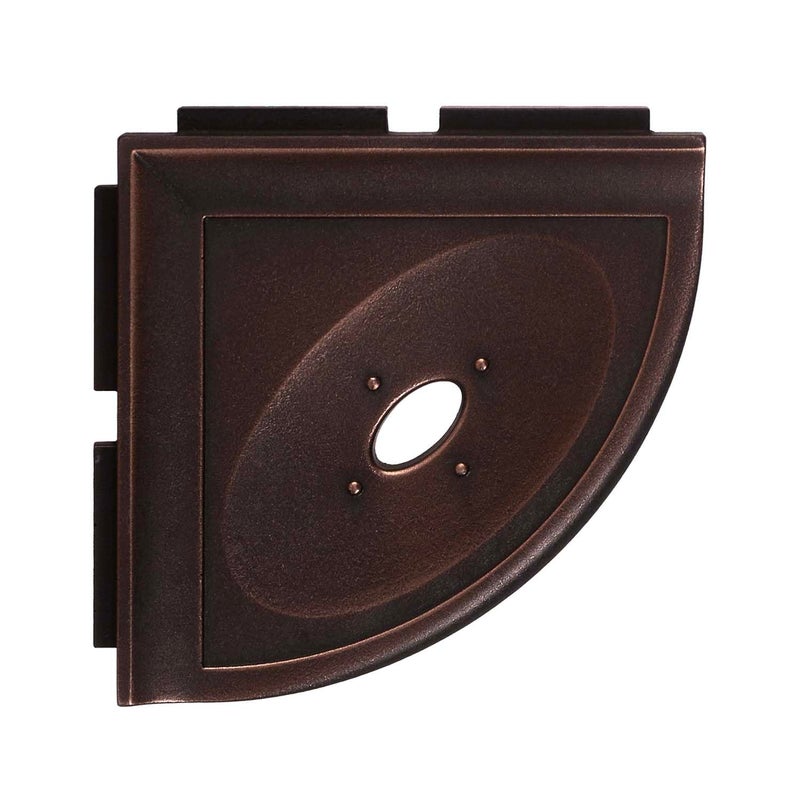 Questech 5 Shower Soap Dish Shelf for Inside Shower Lugged for New Construction Bath Organizer for Tiled Walls Corner Soap Holder Metro Lugged Oil Rubbed Bronze Finish