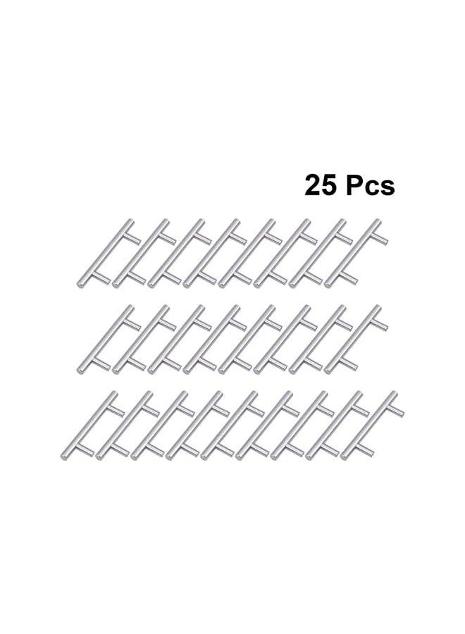 promass 25Pcs Stainless Steel Cabinet Pull Handles Furniture Bar Handles for Drawer Dresser Cupboard - Image 2
