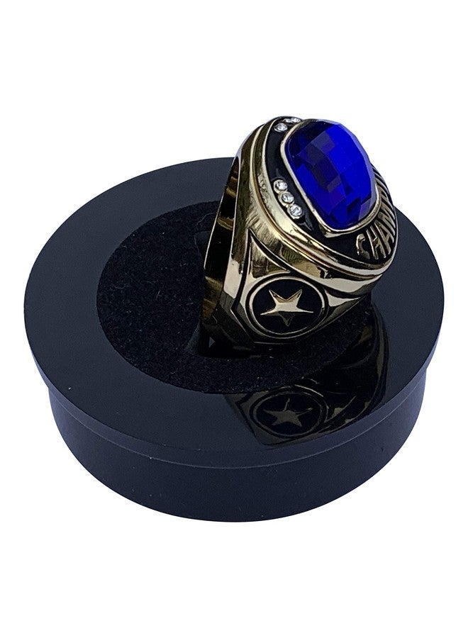 Express Medals Champion Blue MVP All Star Trophy Ring in Sizes 6 to 15 with Award Display Stand Case and Neck Display Ball Style Chain 6 - Image 5