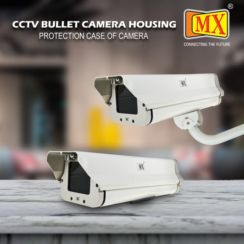 MX Outdoor WiFi CCTV Bullet Camera Dust Cover – IP66 Weather Resistant Protection | Ethernet Port Compatible | Waterproof Housing for Security Cameras | Made in India - Image 2