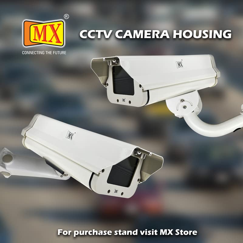 MX Outdoor WiFi CCTV Bullet Camera Dust Cover – IP66 Weather Resistant Protection | Ethernet Port Compatible | Waterproof Housing for Security Cameras | Made in India - Image 3