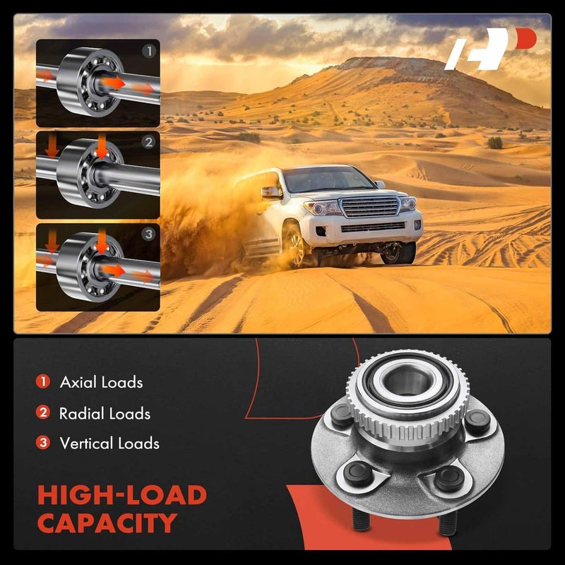 A-Premium Rear Wheel Bearing and Hub Assembly - Image 5