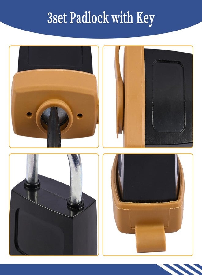 جيت فار واي قفل Getfarway 246-2641 مكون من 3 مجموعات مع مفتاح متوافق مع غطاء وقود Caterpillar CAT 7X7700 1428828 20103300 2849039 استبدال 5P8501 5P8500 2462641 (3) - Image 4