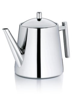 LOOPITYS 1500ml stainless steel teapot with a filter can be used to make flower tea or coffee  - Image 1