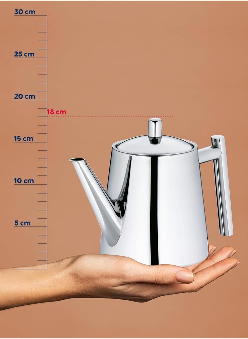 LOOPITYS 1500ml stainless steel teapot with a filter can be used to make flower tea or coffee  - Image 4
