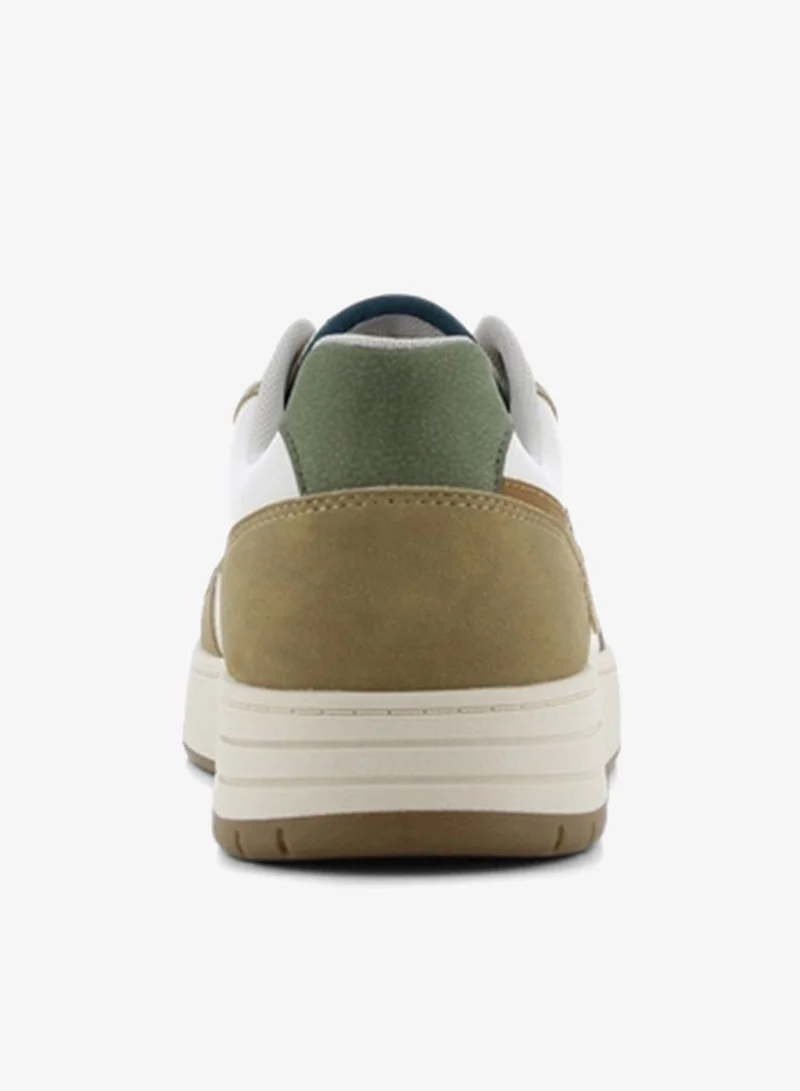 SJ Men's Colourblock Lace-Up Sneakers