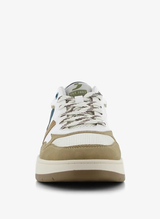 اس جي Men's Colourblock Lace-Up Sneakers