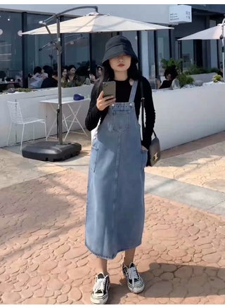 2024 Autumn Denim Retro Midi Jumper Dress Women Blue - pzsku/ZB09D3E991C71EB3FF971Z/45/1746231066/e22c5aa8-be18-406d-aca3-19d455e76eba