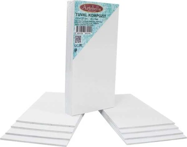 Artebella KTT8S Canvas Composite 10 x 20 cm Set of 8