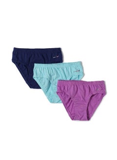 Jockey Girls cotton Panties (Pack of 3) (SG01-0305_Assorted_12_Assorted_11 Years - 12 Years)