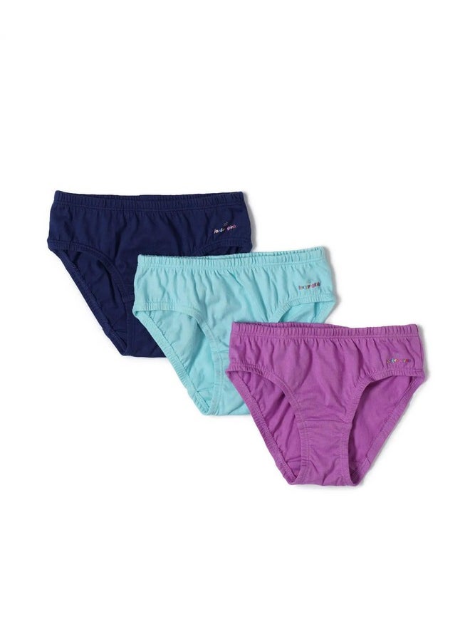 JOCKEY - Jockey Girls cotton Panties (Pack of 3) (SG01-0305_Assorted_12_Assorted_11 Years - 12 Years) - Image 1