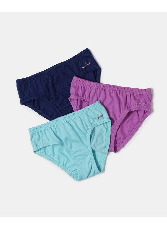 JOCKEY - Jockey Girls cotton Panties (Pack of 3) (SG01-0305_Assorted_12_Assorted_11 Years - 12 Years) - Image 1