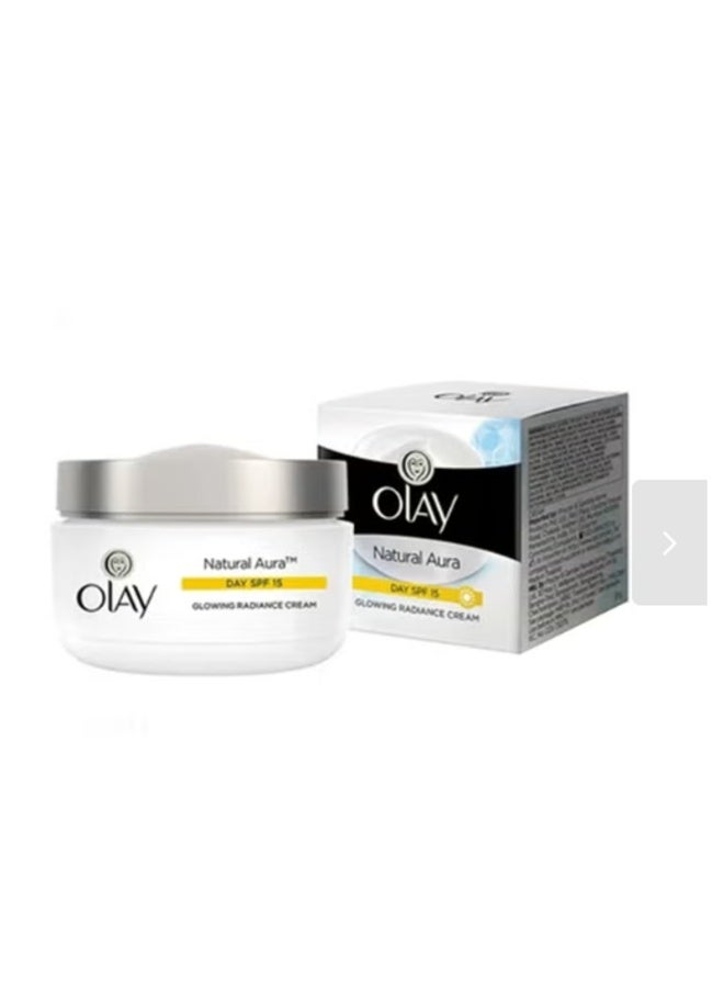 Natural Aura Glowing Radiance Day Cream, SPF 15 50grams