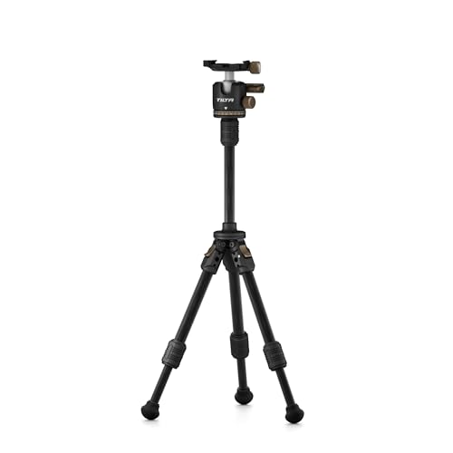 Tilta BT03 Tabletop Tripod Ball Head with 1Stage Carbon Fiber Tripod Legs 3KG Space Gray Extendable Edition - Image 1