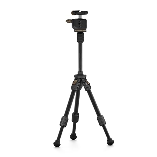 Tilta BT03 Tabletop Tripod Ball Head with 1Stage Carbon Fiber Tripod Legs 3KG Space Gray Extendable Edition - Image 3