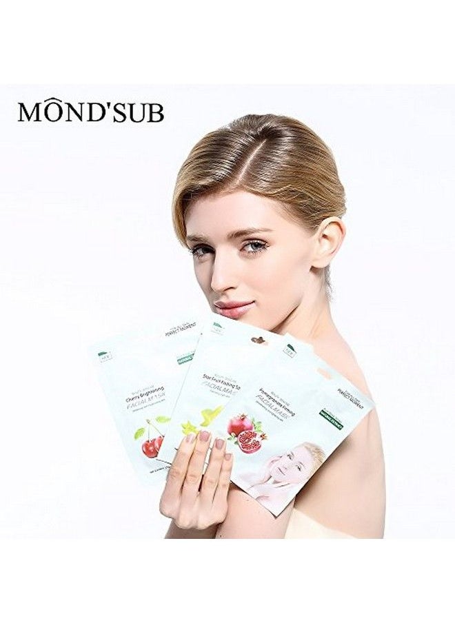 Mond'sub - Star Fruit Beauty Skin Care Face Sheet Facial Mask With Natural Extract Improving Vigor Skin 25Gm Each For Unisex (Pack Of 9) - Image 1