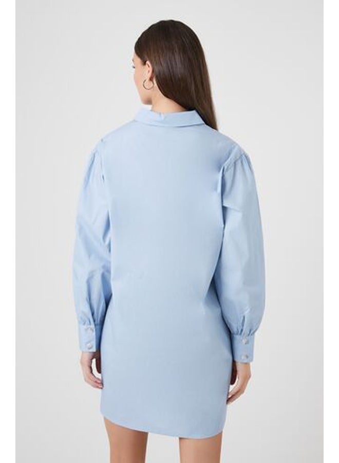 FOREVER 21 Poplin Mini Shirt Dress - Image 3