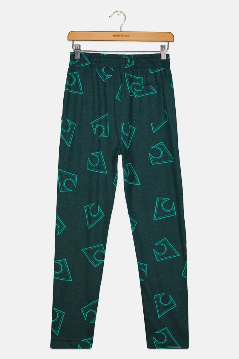 DC Kids Boy Allover Print Pajama Pants, Green - Image 2