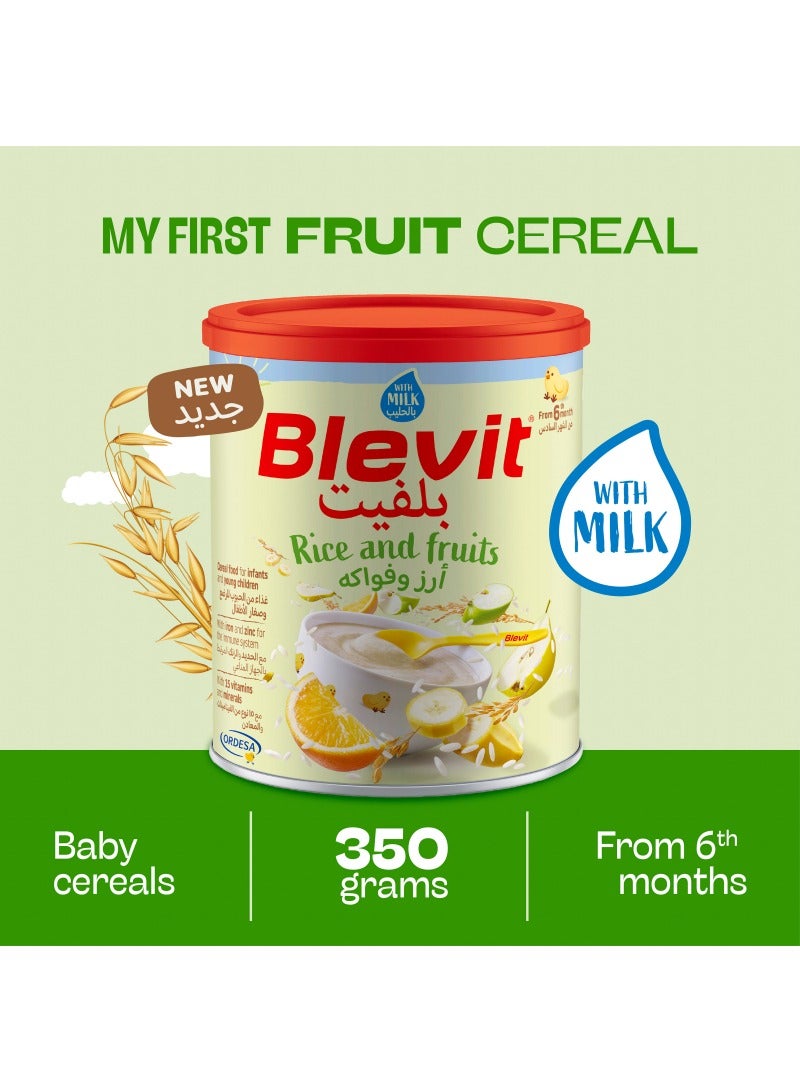 Blevit حبوب الأرز والفواكه الجافة من 6 أشهر - Image 2