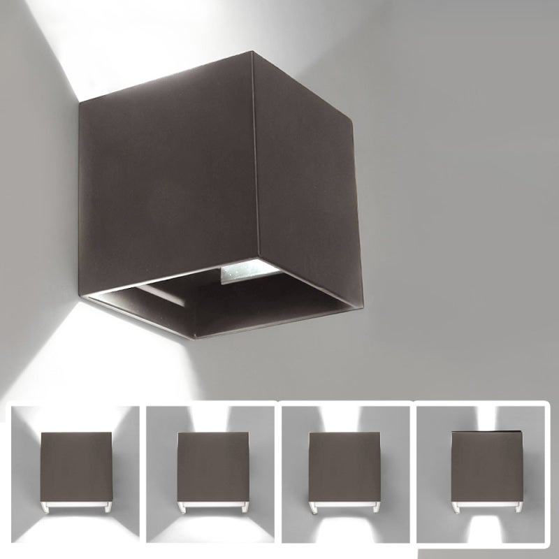 Dimmable Wall Lamp: Grey, IP65 Waterproof, High Luminous Efficiency, Adjustable Brightness - Energy Saving Modern Wall Light for Bedroom, Restaurant, Hallway, Bar Indoor Outdoor Use - Image 2
