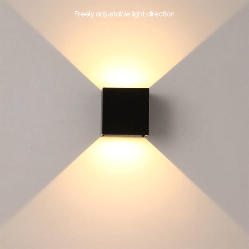 Dimmable Wall Lamp: Grey, IP65 Waterproof, High Luminous Efficiency, Adjustable Brightness - Energy Saving Modern Wall Light for Bedroom, Restaurant, Hallway, Bar Indoor Outdoor Use - Image 4