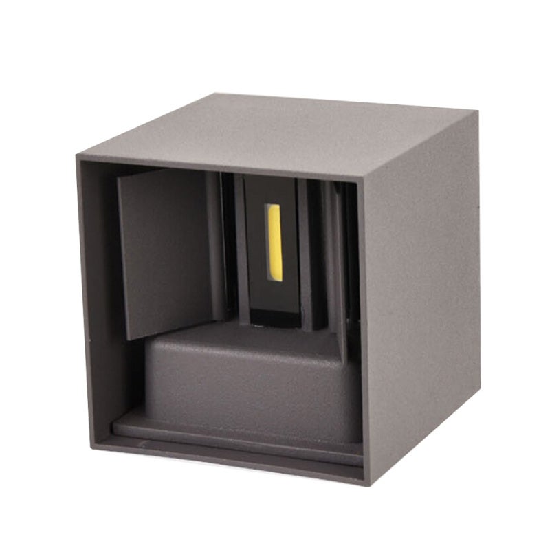Dimmable Wall Lamp: Grey, IP65 Waterproof, High Luminous Efficiency, Adjustable Brightness - Energy Saving Modern Wall Light for Bedroom, Restaurant, Hallway, Bar Indoor Outdoor Use - Image 1