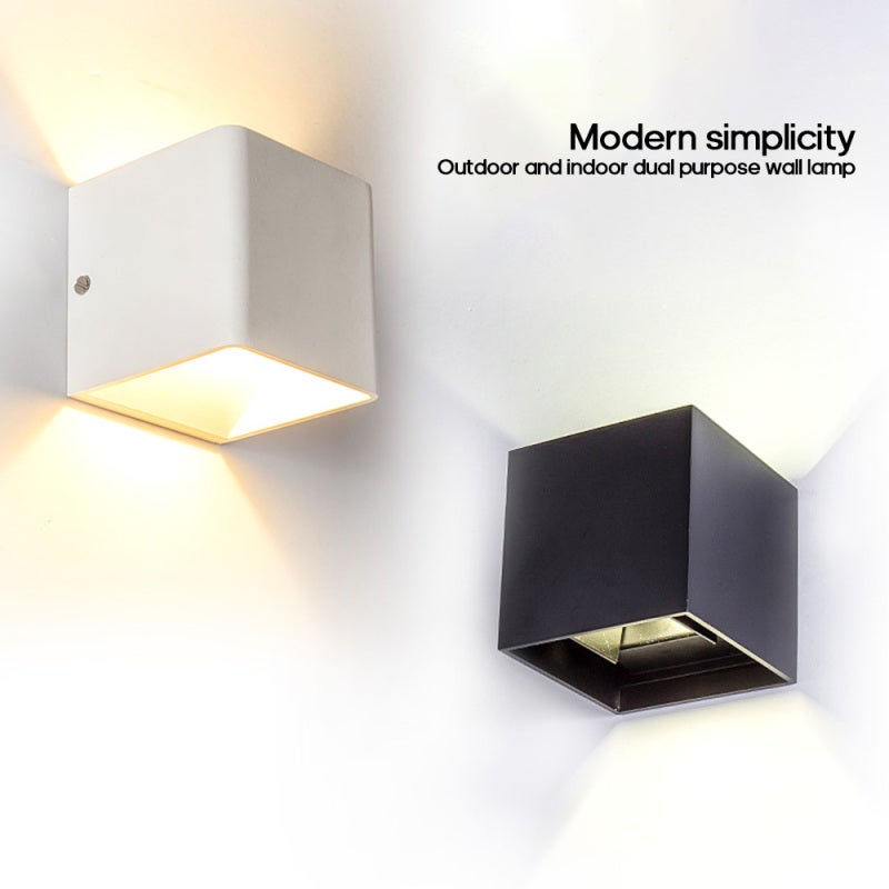 Dimmable Wall Lamp: Grey, IP65 Waterproof, High Luminous Efficiency, Adjustable Brightness - Energy Saving Modern Wall Light for Bedroom, Restaurant, Hallway, Bar Indoor Outdoor Use - Image 3