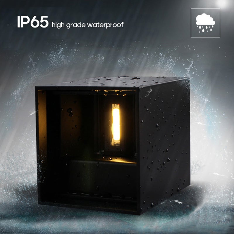 Dimmable Wall Lamp: Grey, IP65 Waterproof, High Luminous Efficiency, Adjustable Brightness - Energy Saving Modern Wall Light for Bedroom, Restaurant, Hallway, Bar Indoor Outdoor Use - Image 5