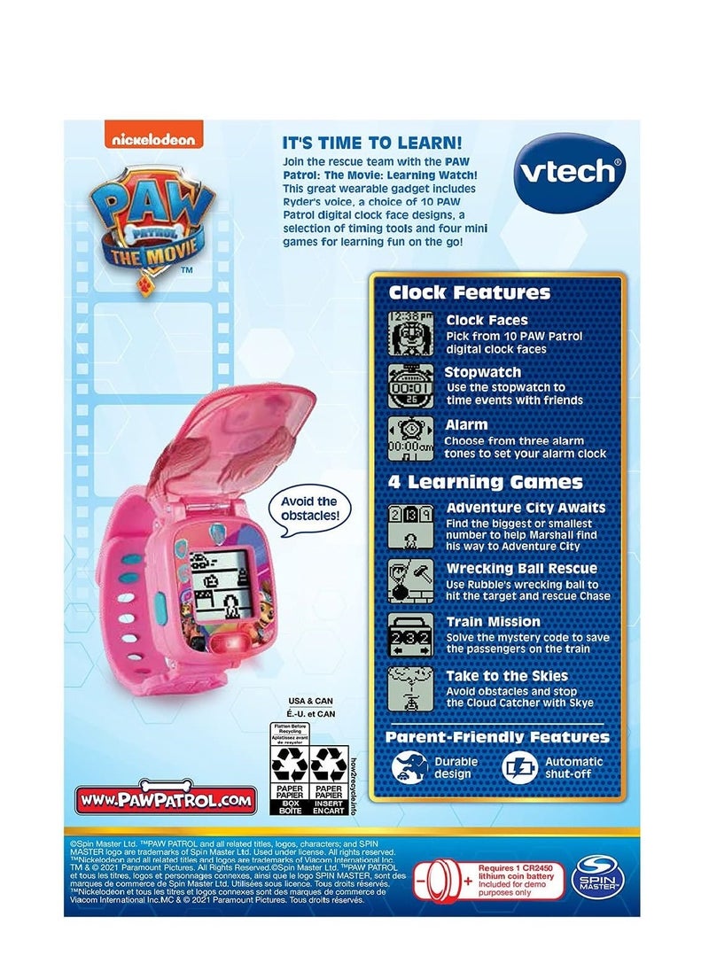 vtech VTech Paw Patrol Movie Liberty Learning Watch Pink  - Image 4