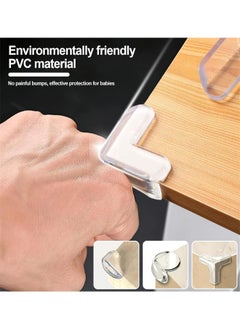Generic Table Edge Protector, 16 Pcs Transparent Corner Protector, Corner Safety Guards for to Cover Sharp Furniture, Table Edges, Cupboard, Stool Corners  - Image 4