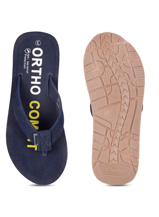 Bata Sunshine ORTHO LDS Women Casual Slipper In Blue Sise- 7 - Image 4