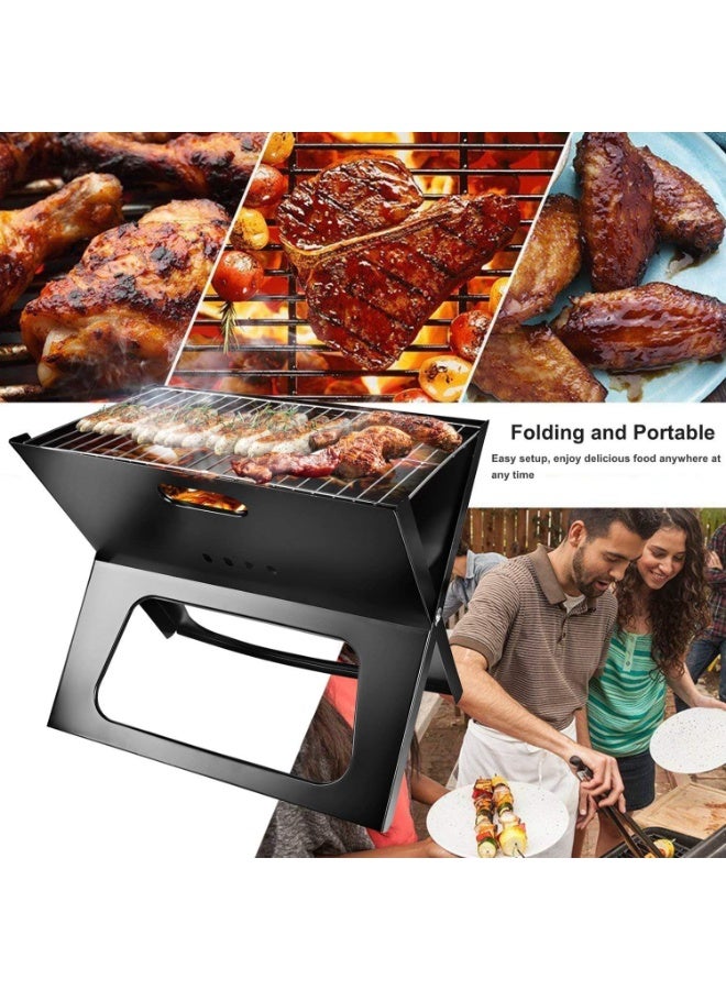 شواية فحم للشواء قابلة للطي ومسطحة من هوم نوت بوك، Bd-Bbq-10 - Image 3