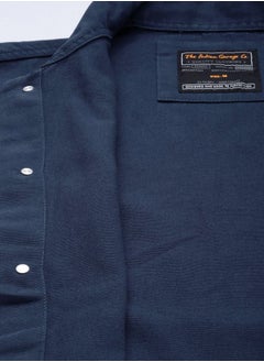 The Indian Garage Co Men Slim Fit Solid Trucker Jacket  - Image 4
