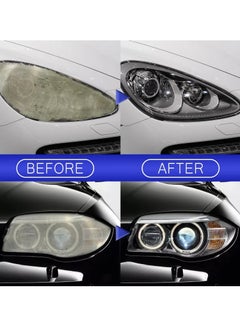 OUHOE Car Headlight Repair Fluid, Convenient Portable Auto Headlight Restoration Liquid, Long Lasting Innovative Headlight Repair Polish, Scratch Removal Spray for Head Light Lens, (1pc 20ml + Sponge)  - Image 4